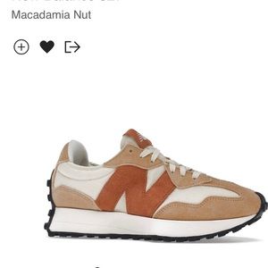 NEW BALANCE 327 MACADAMIA NUT SIZE 9.5 RARE PRICE FIRM not sold anymore